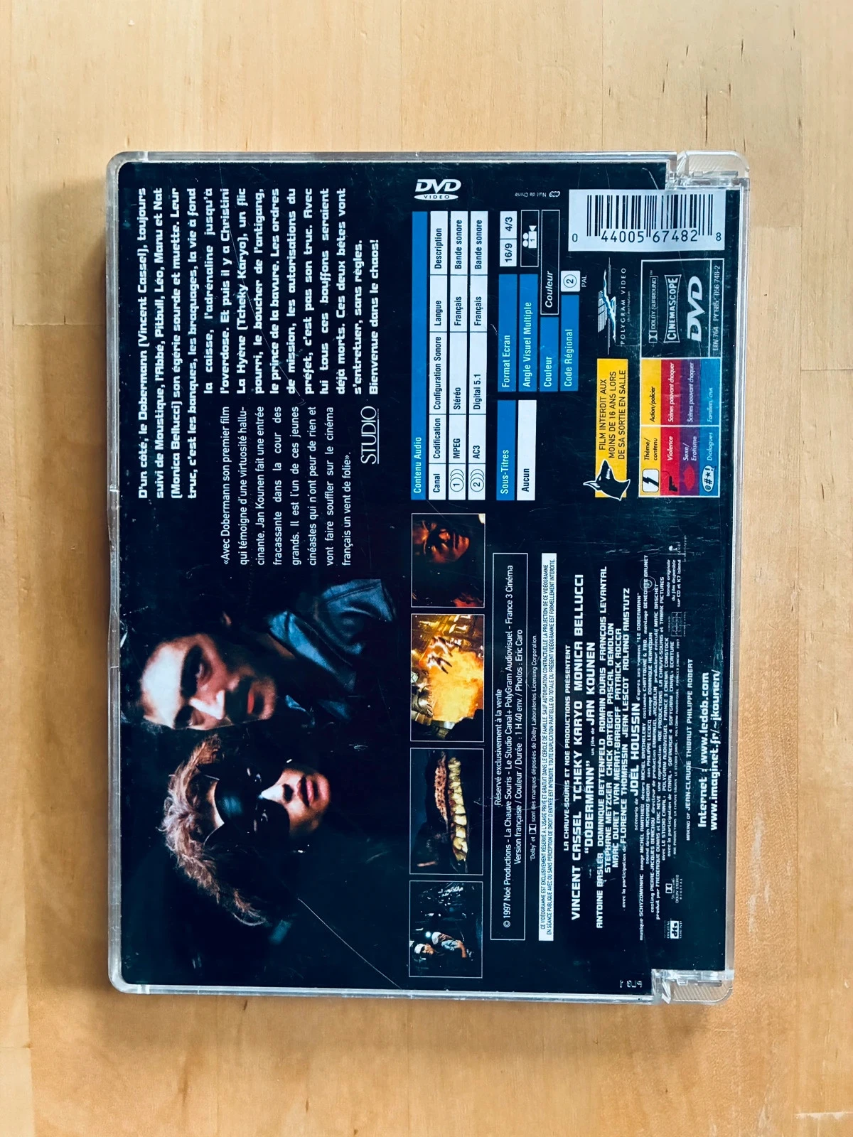 DVD Dobermann de Jan Kounen. – photo 3